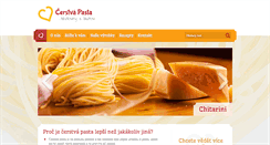 Desktop Screenshot of cerstvapasta.cz